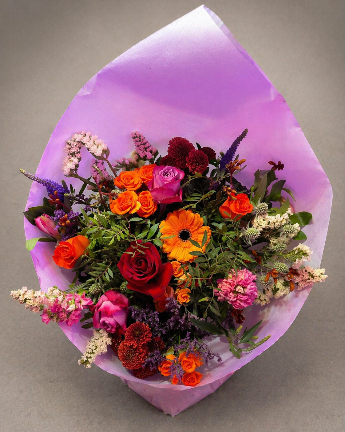 Bouquet fleur couleur vif