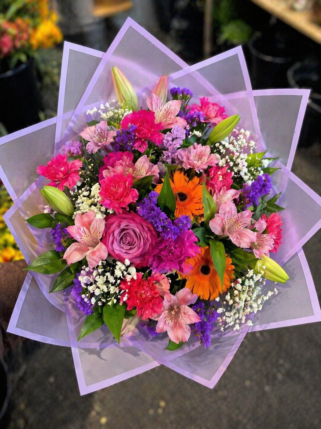 Bouquet de fleurs élégantes