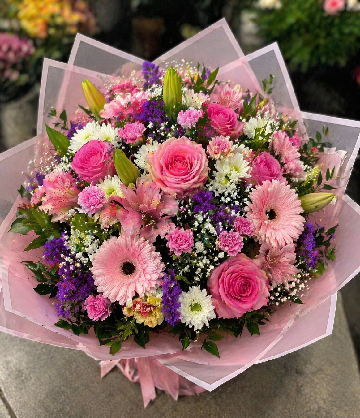 Nuage de fleurs