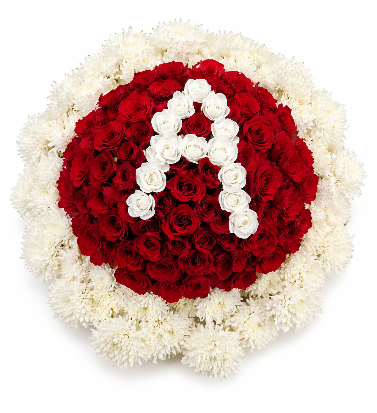 Bouquet personnalisé lettre A